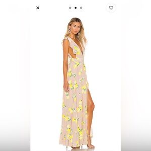 Majorelle Sweet Pea Dress in Tan Lemon - XS - Never worn!